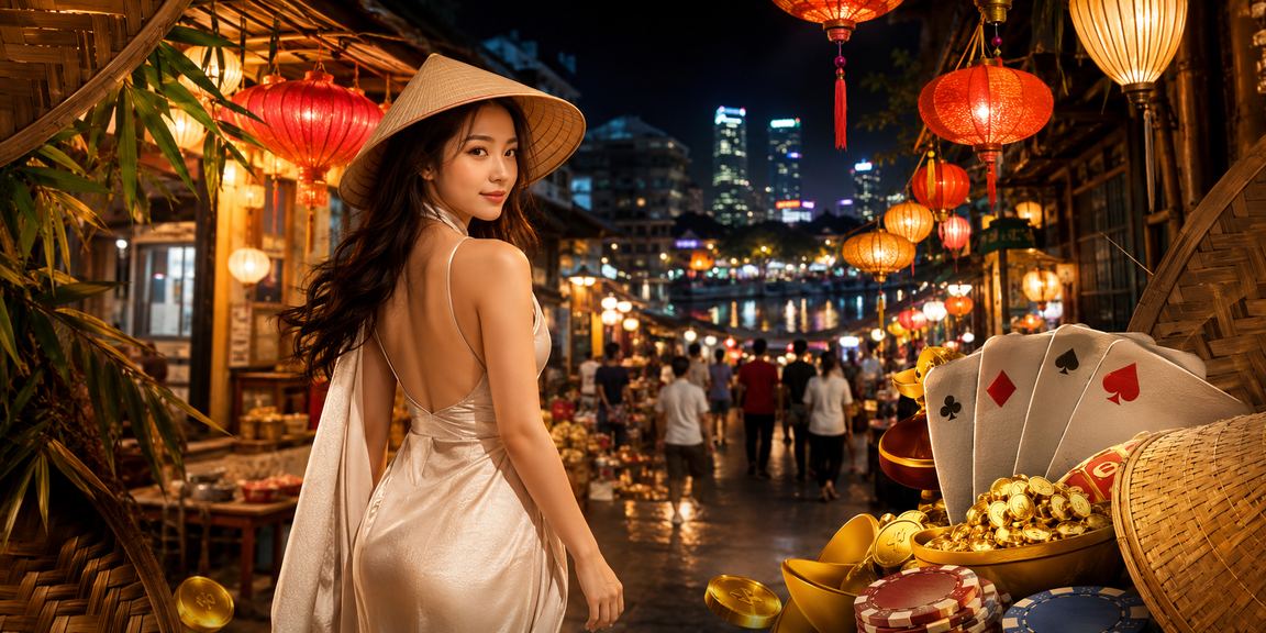 Người dùng Hà Nội chơi bài trực tuyến với nón lá truyền thống
